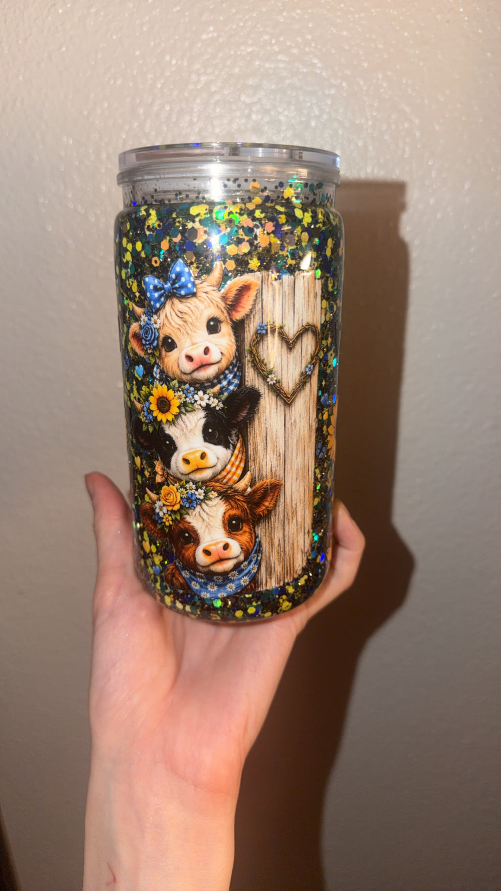 Fence cows tumbler