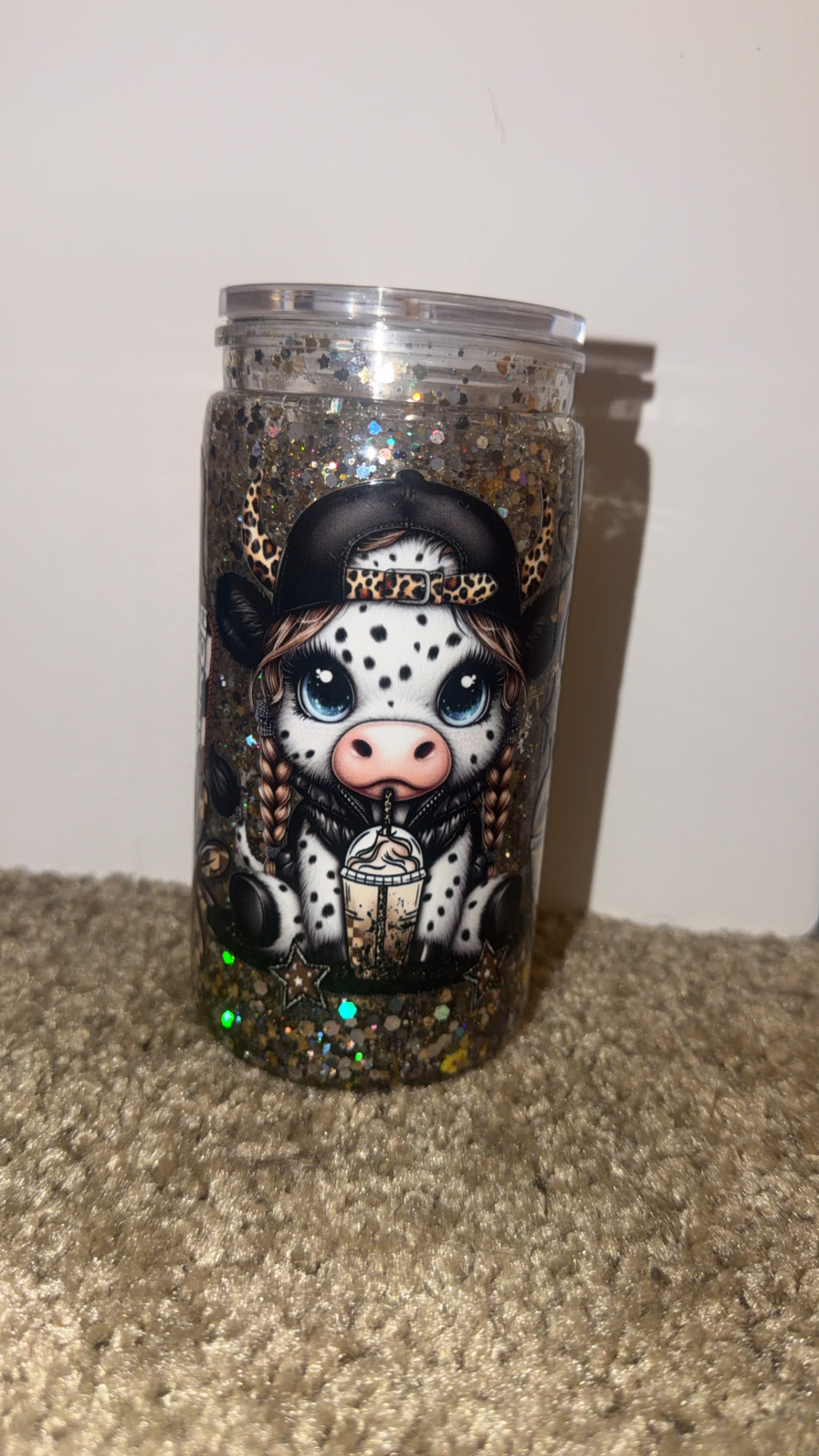 Bad vibes Snowglobe tumbler