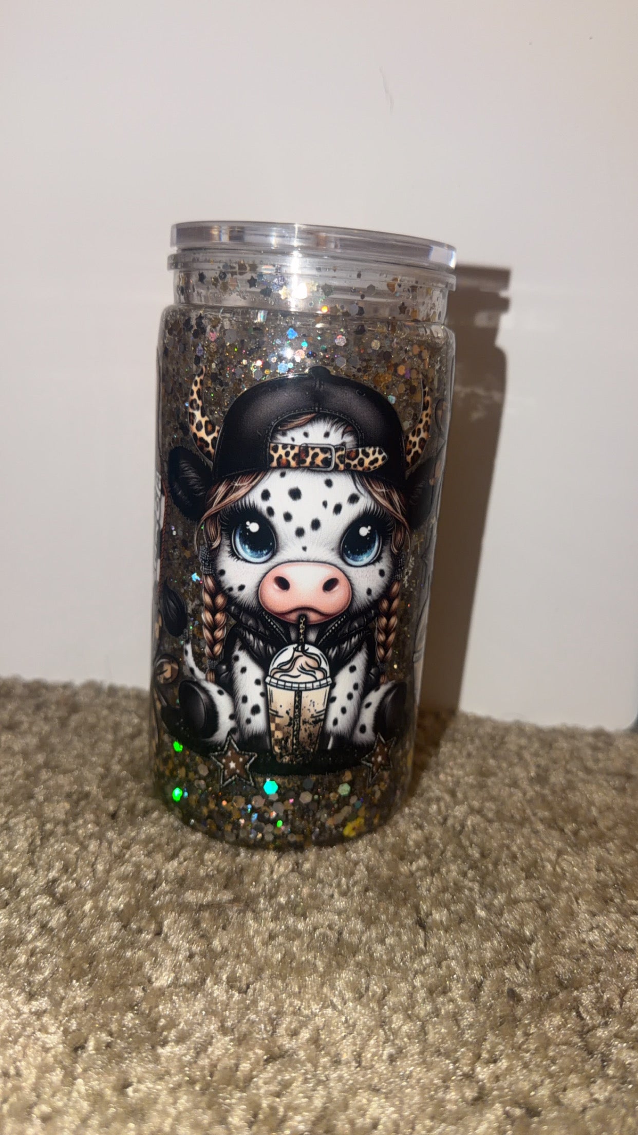 Bad vibes Snowglobe tumbler