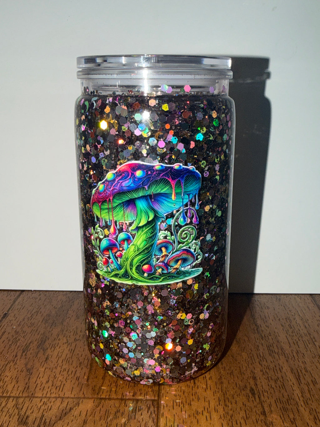 Double sided shroomie tumbler