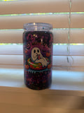Just waiting for halloween dual lava tumbler