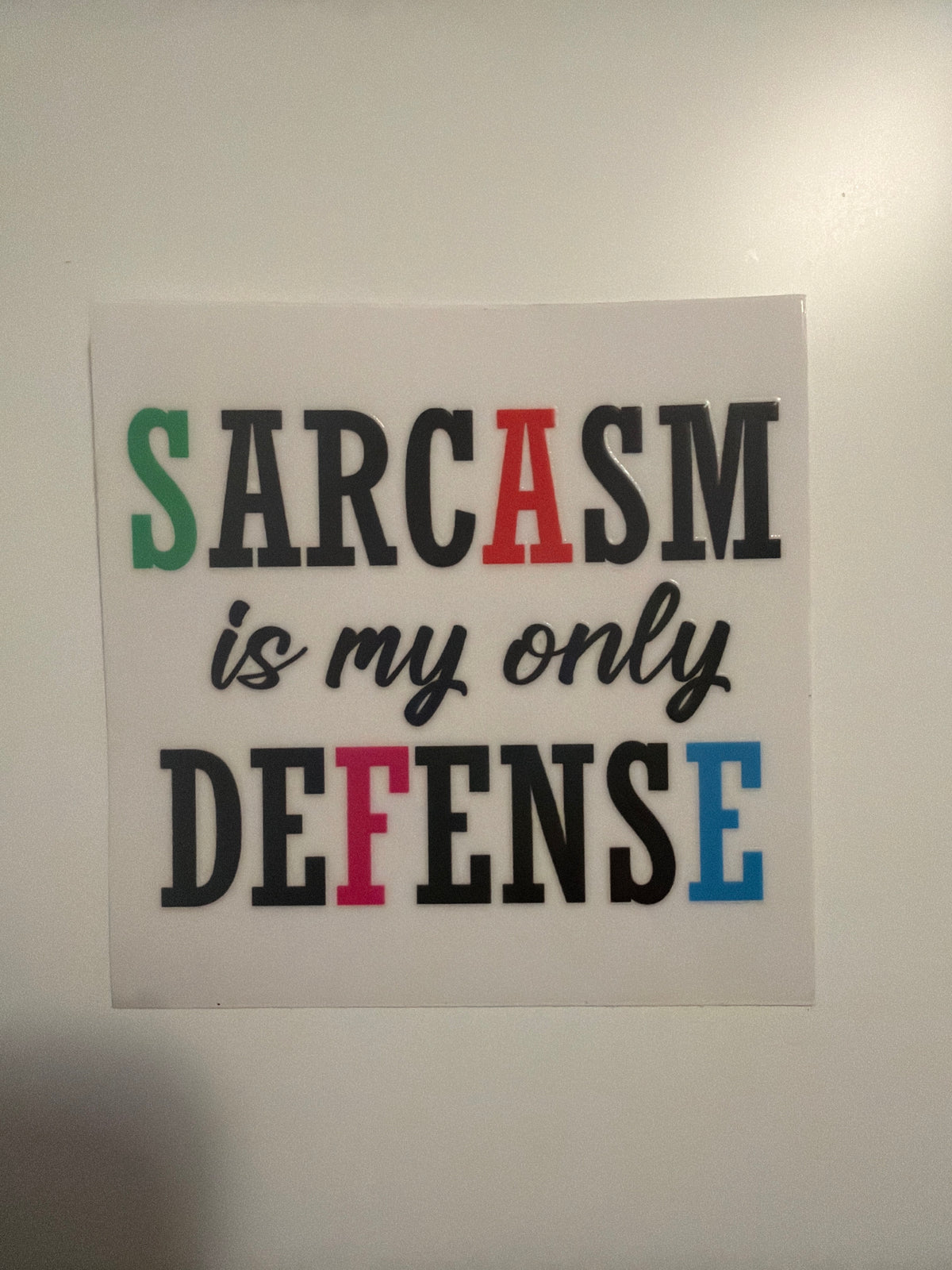 Sarcasm decal 84