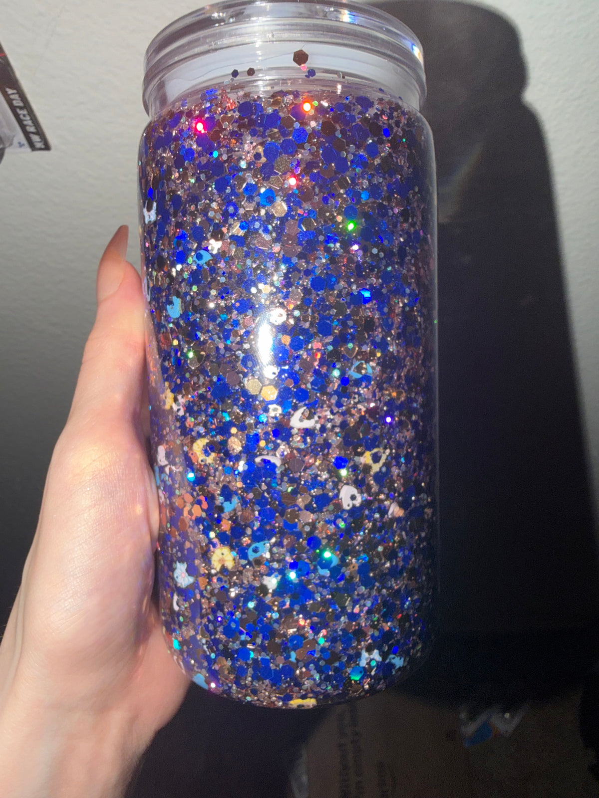 Snack princess snowglobe tumbler
