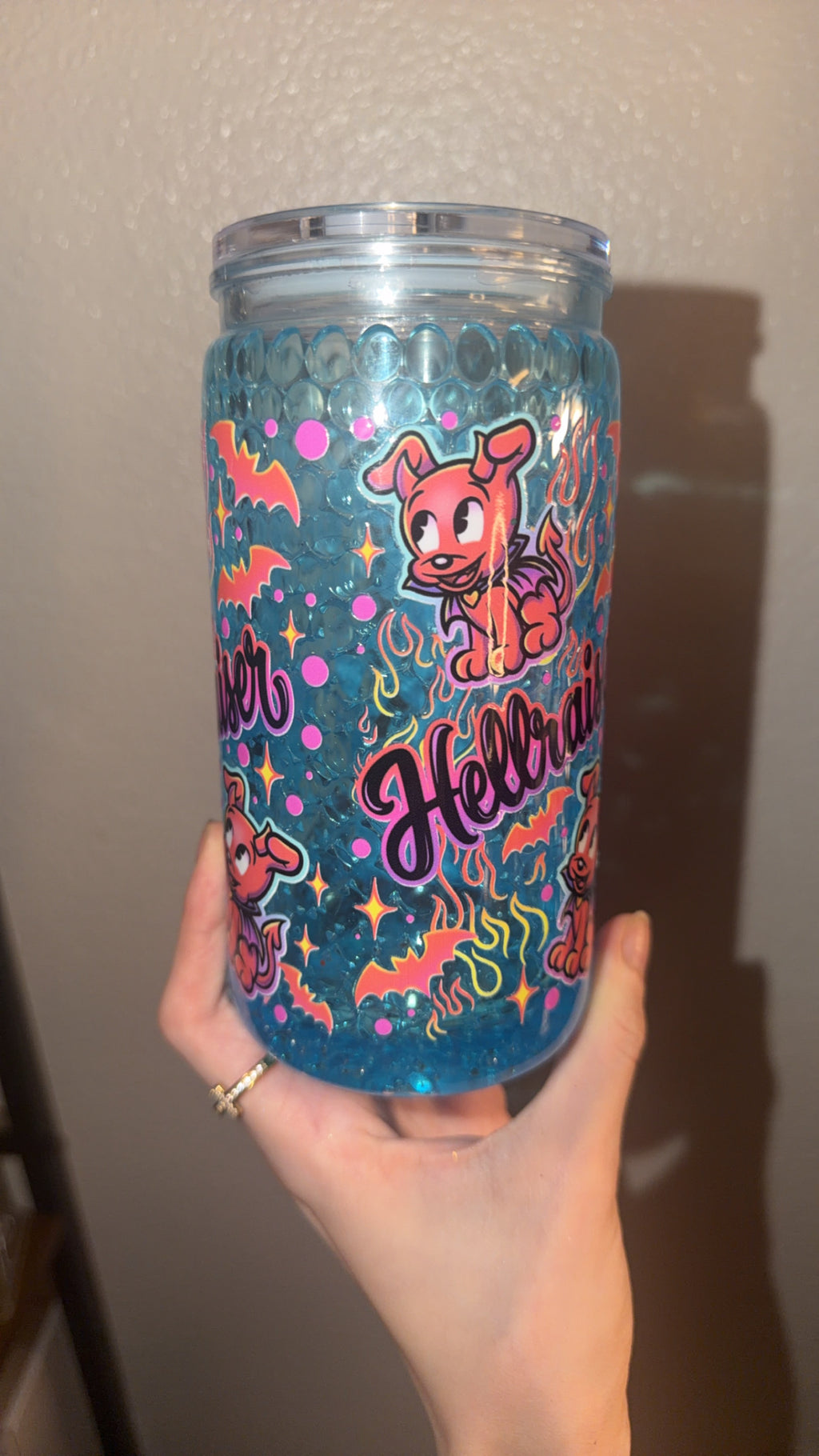 Hellraiser honeycomb tumbler