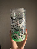 Zero glow in the dark lava tumbler