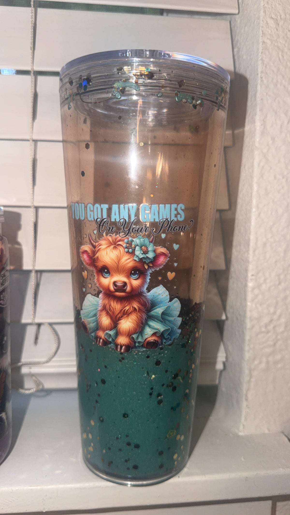You got games on your phone cow dual lava tumbler