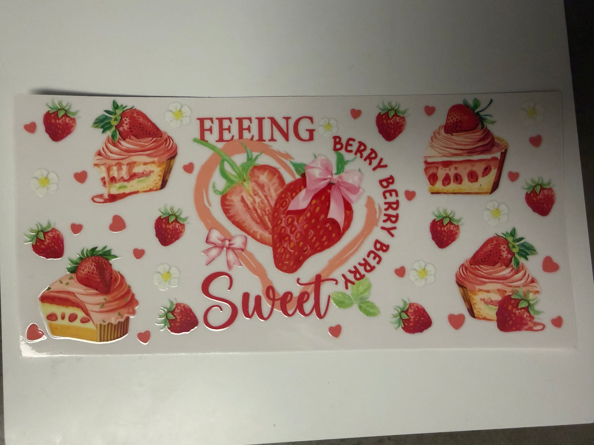 Strawberry decal 123