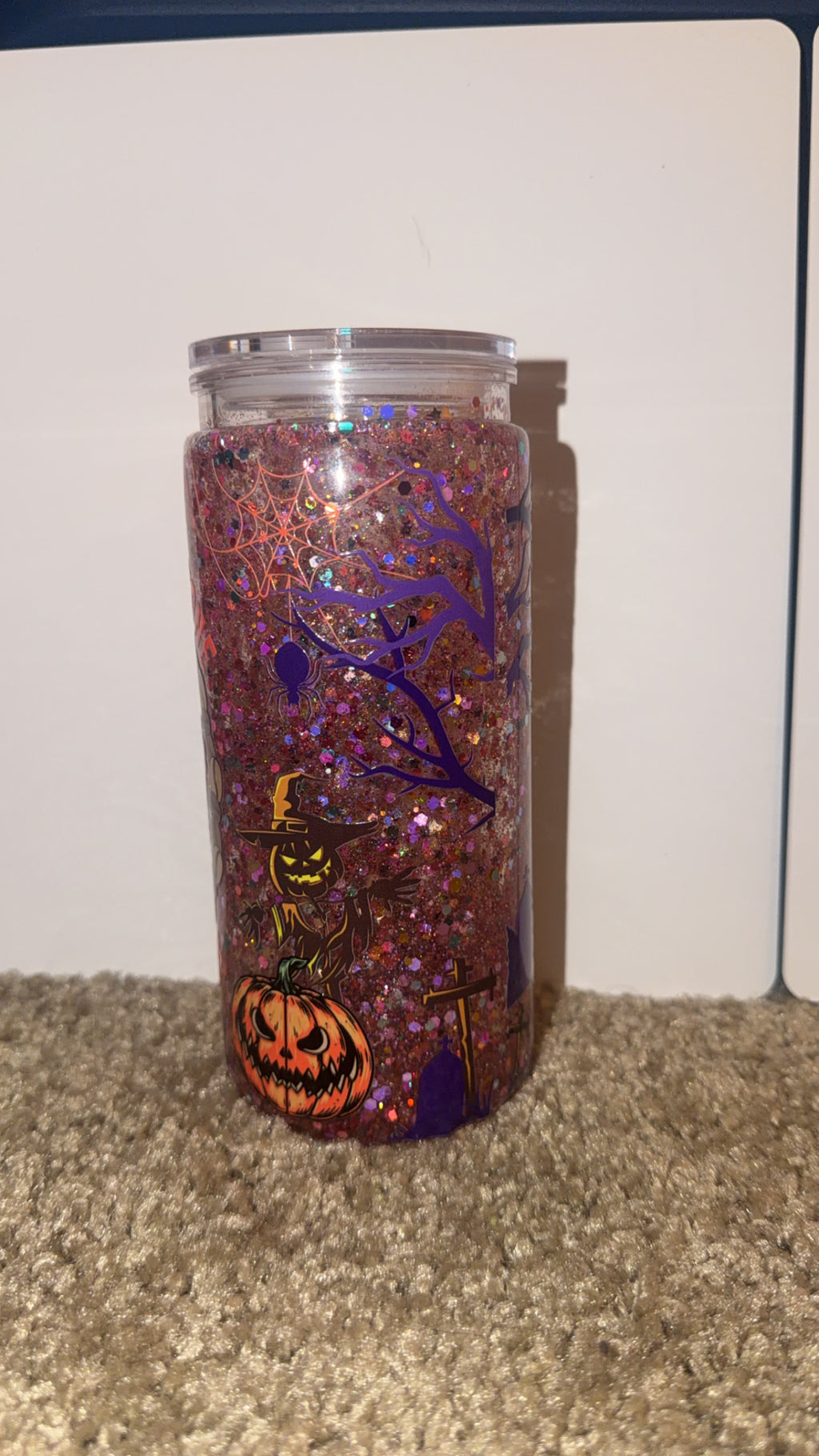 I hate everything but coffee snowglobe tumbler