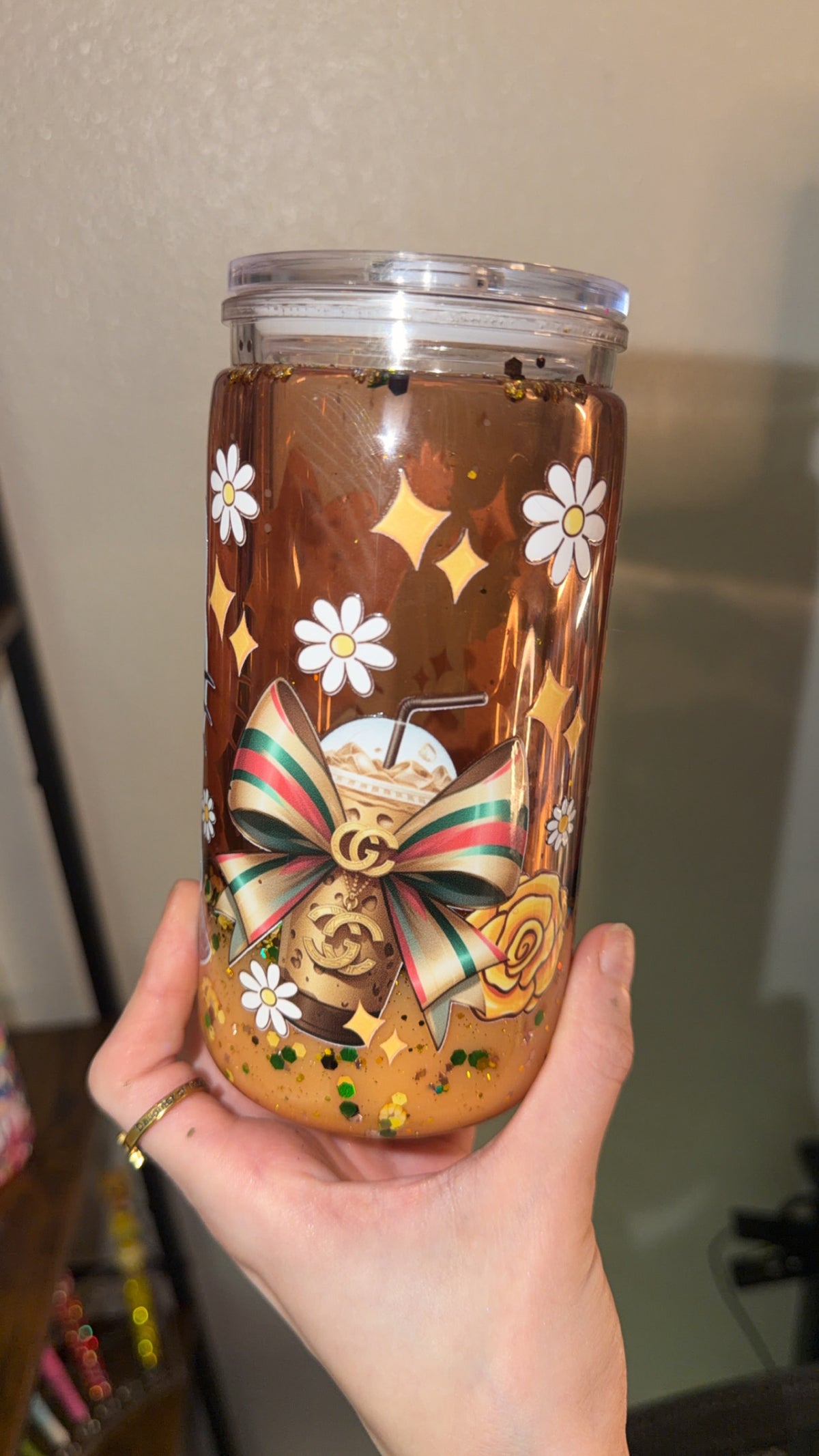 Brand HK dual lava tumbler