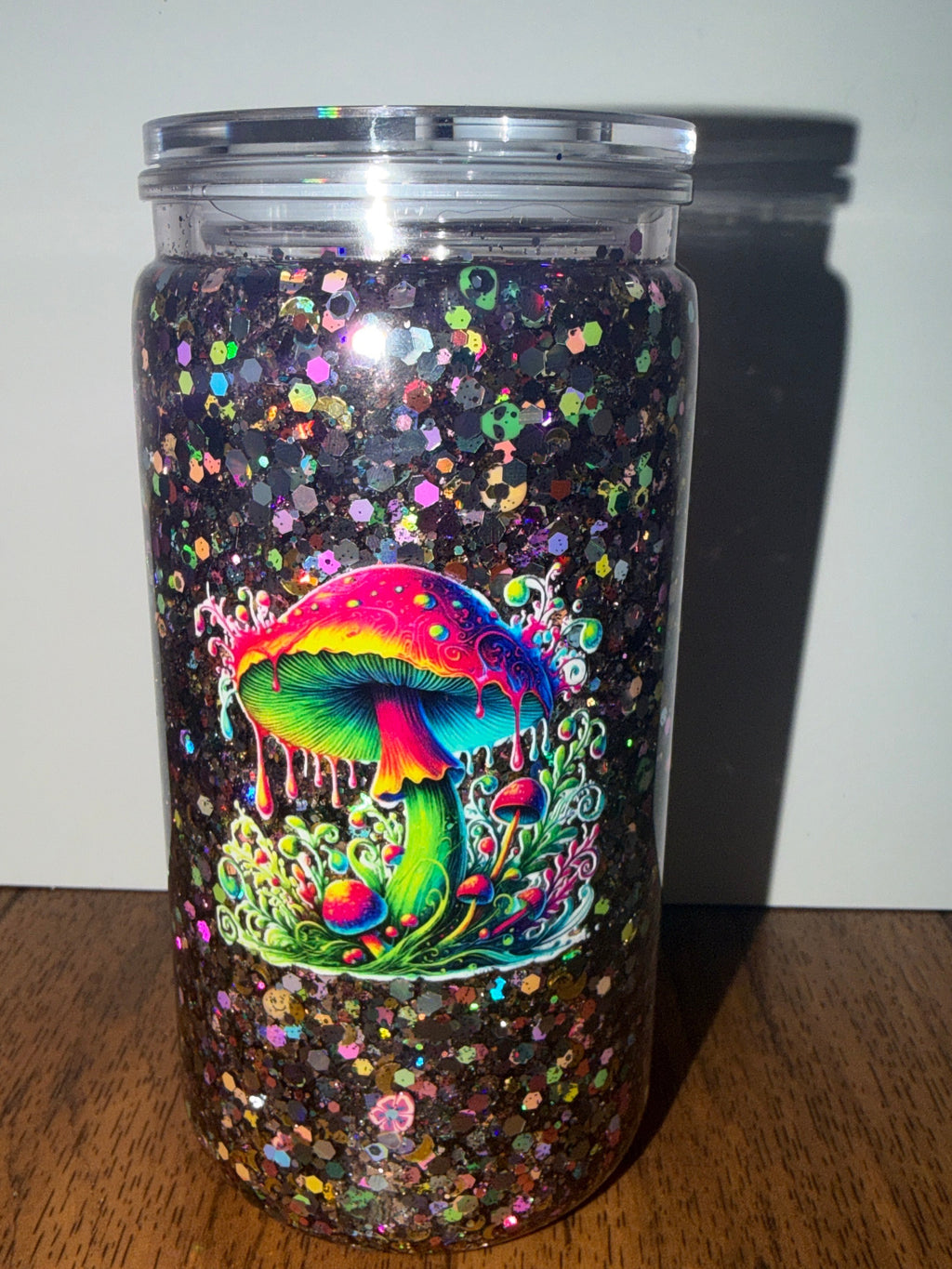 Double sided shroomie tumbler