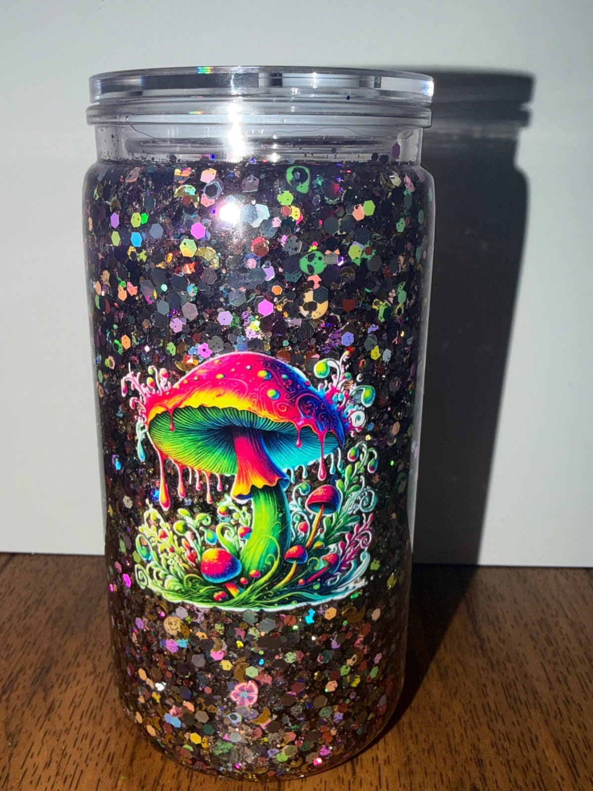 Double sided shroomie tumbler