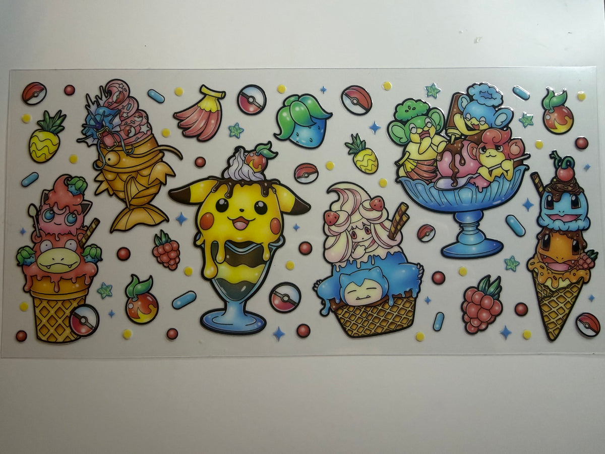 Pokémon ice cream