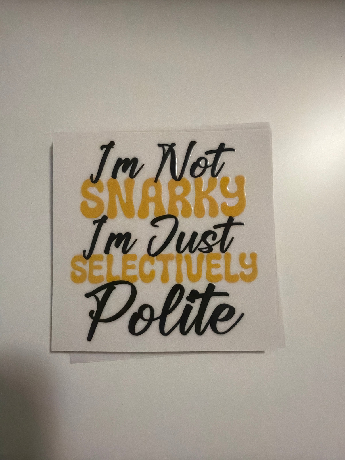 Sarcasm decal 67