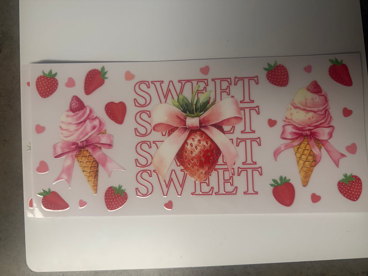 Strawberry decal 120