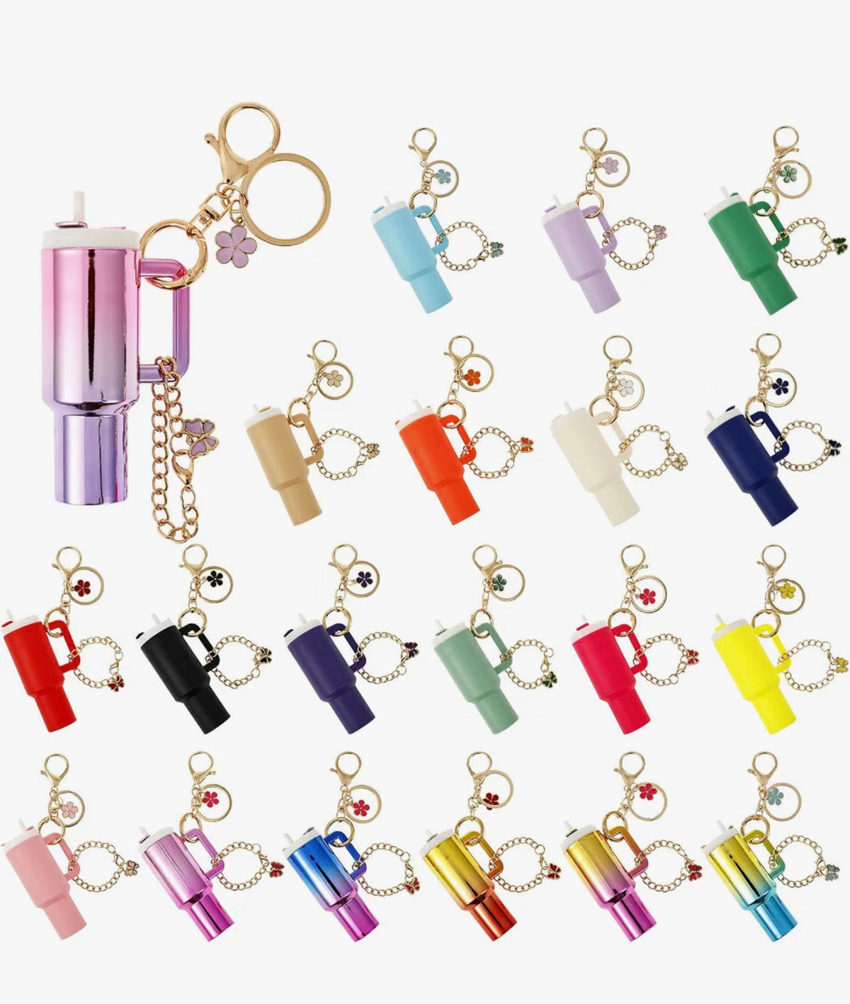 Mini keychain tumblers