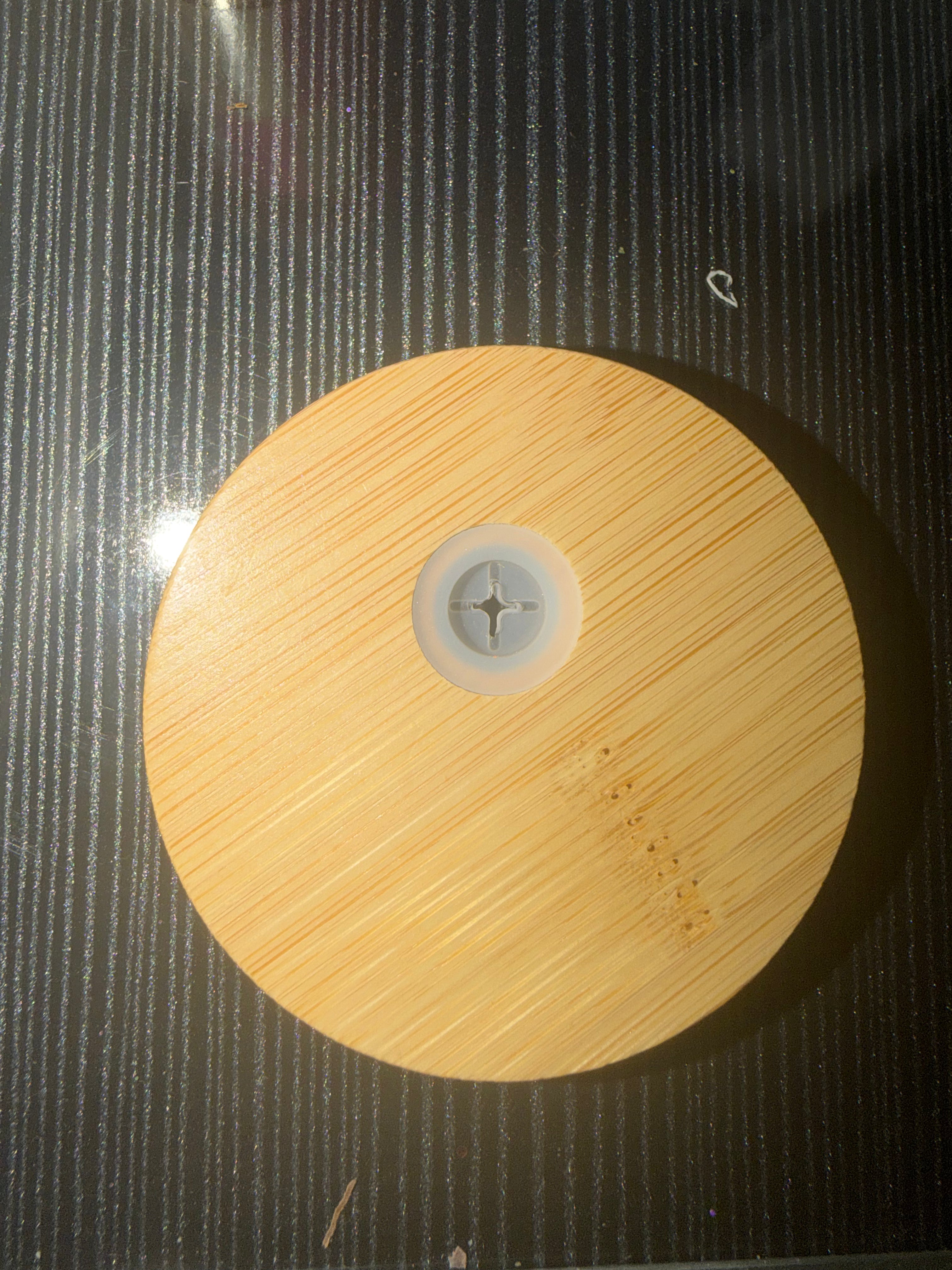 Bamboo tumbler lid