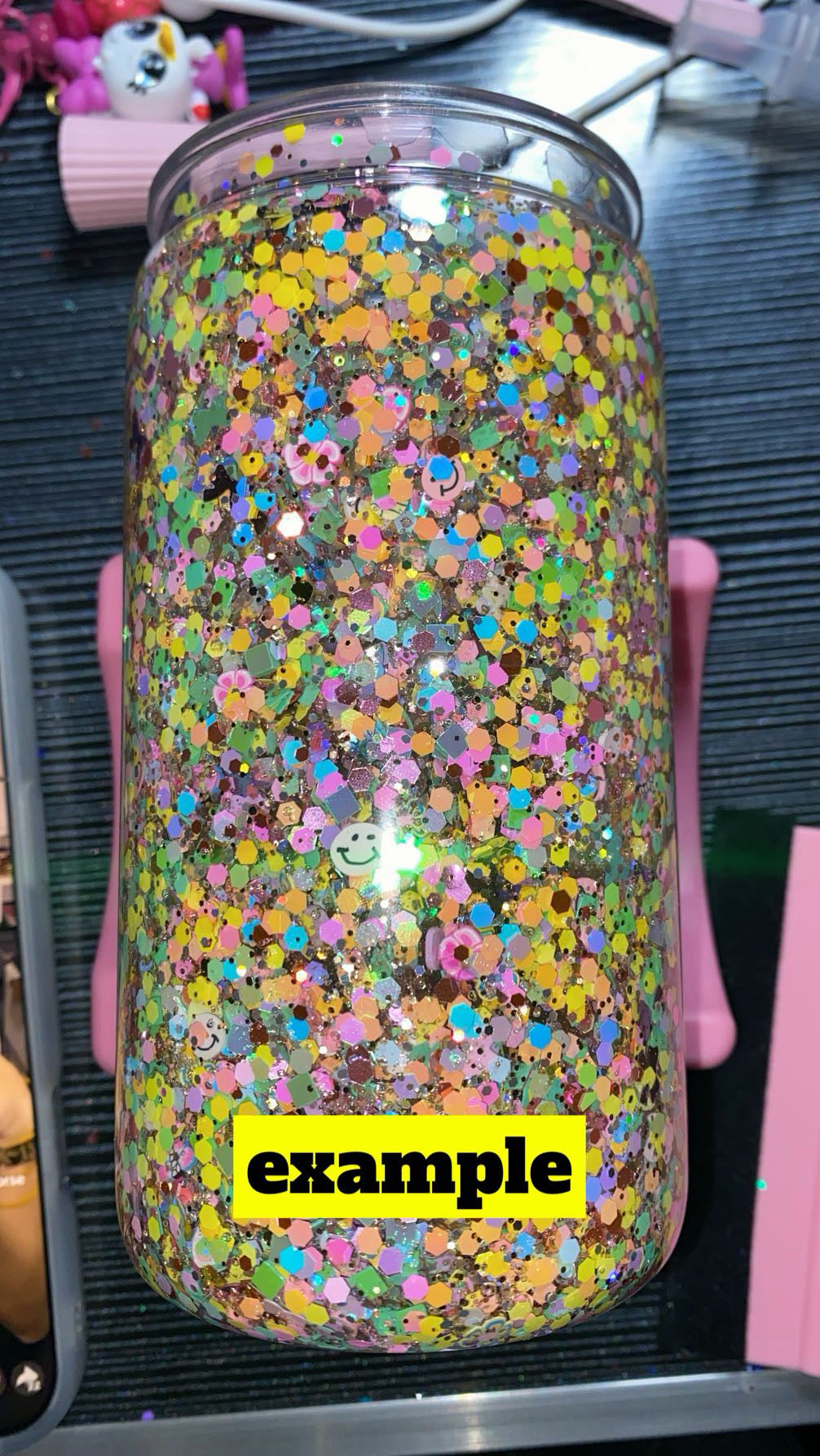 Glitter flow